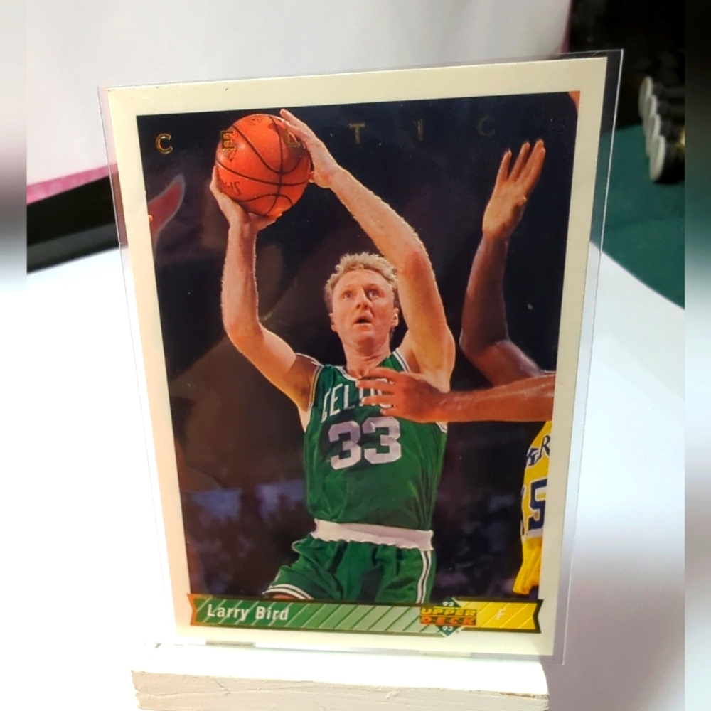 🆕🏀1992-93 Upper Deck Boston Celtics Basketball Card #33a Larry Bird